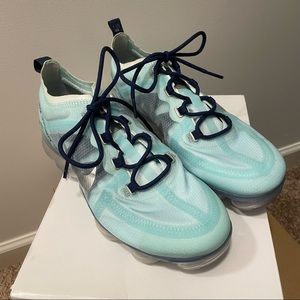 Teal Blue Nike VaporMax Shoes